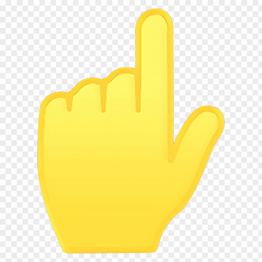 Gesture Hand Thumb Yellow PNG