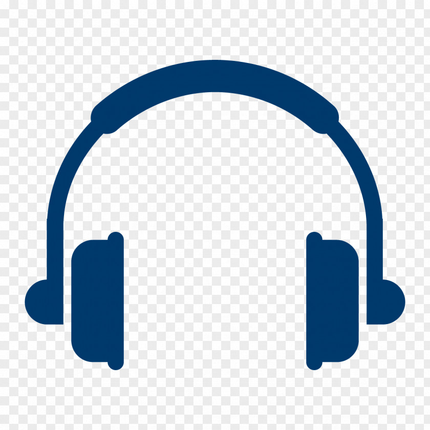 Headset Electric Blue Headphones Audio Equipment Gadget Clip Art PNG