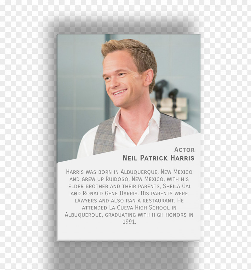 How I Met Your Mother Neil Patrick Harris Television Show Producer PNG