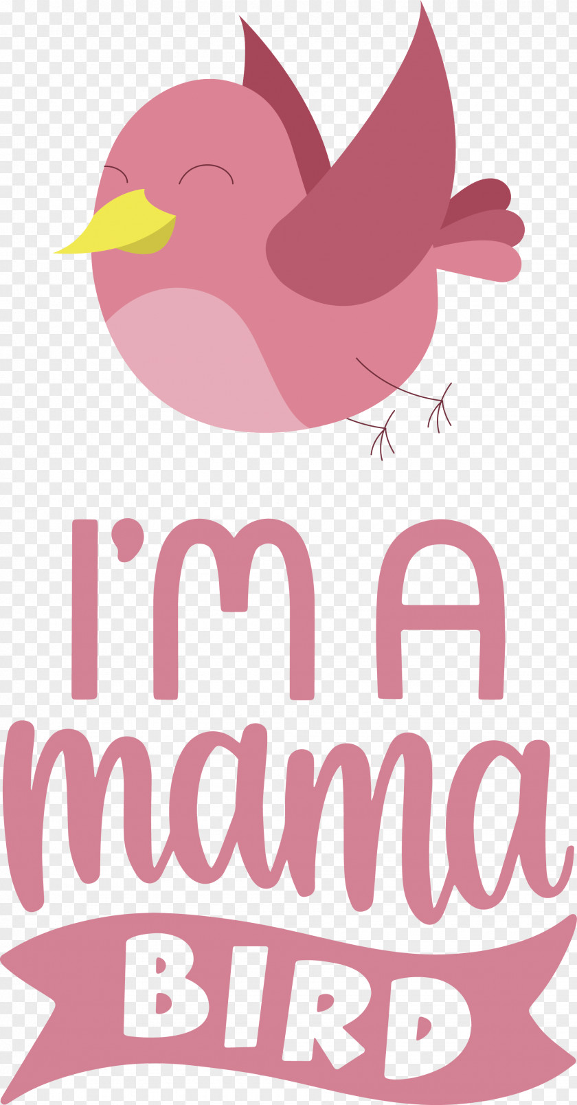 Mama Bird Quote PNG