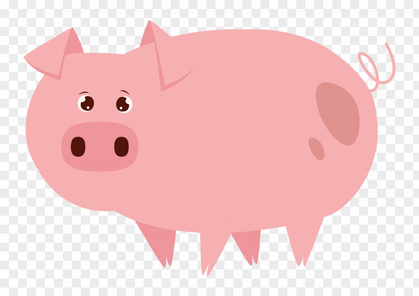 Pig Domestic Illustration Clip Art Snout PNG