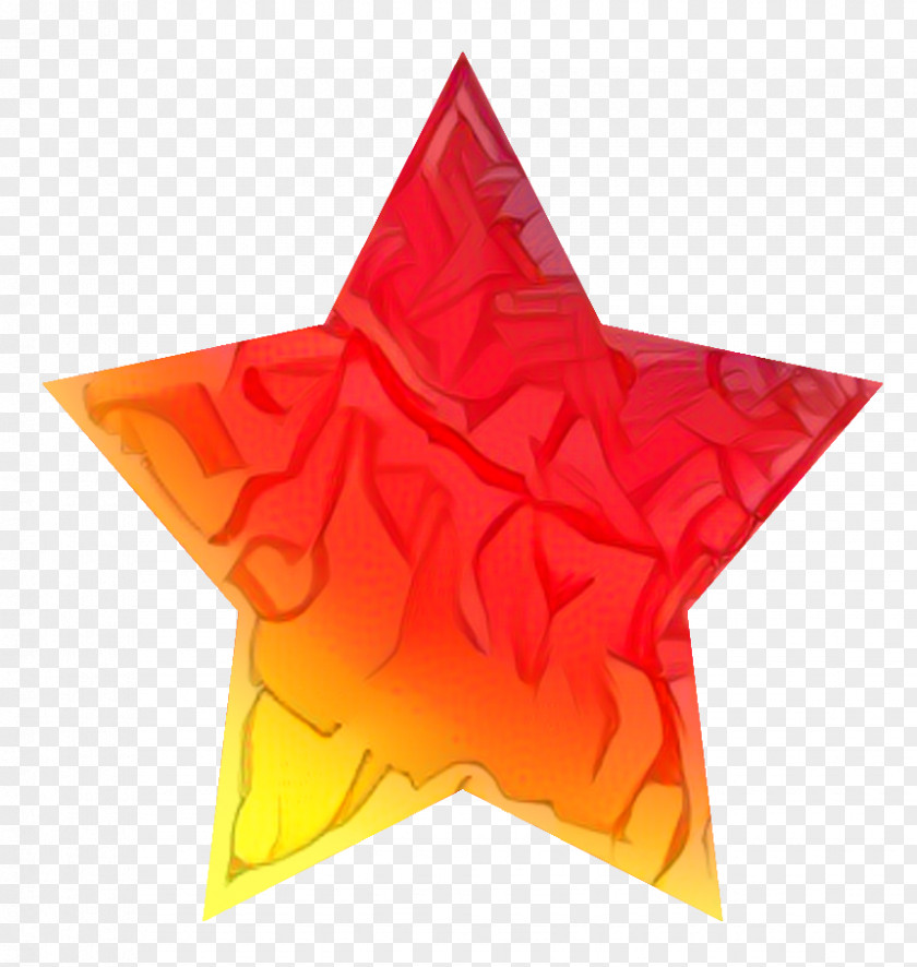 Star Tree Red PNG