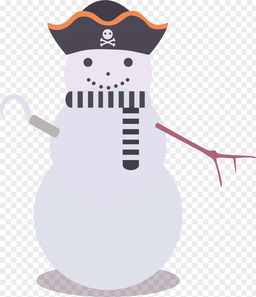 Vector Snowman PNG