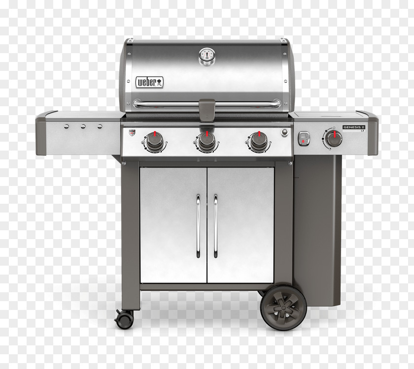 Barbecue Gas Burner Weber-Stephen Products Weber Genesis II LX 340 Natural PNG