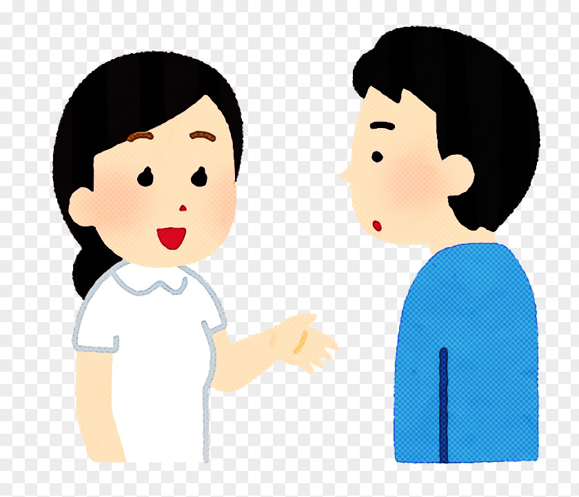 Cartoon Cheek People Nose Interaction PNG