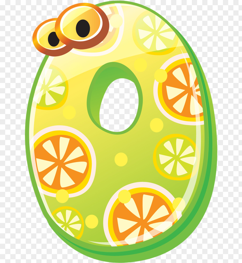 Citrus Orange Green Circle PNG