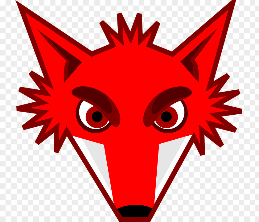 Fox Eyes Transparent Image Red Clip Art PNG