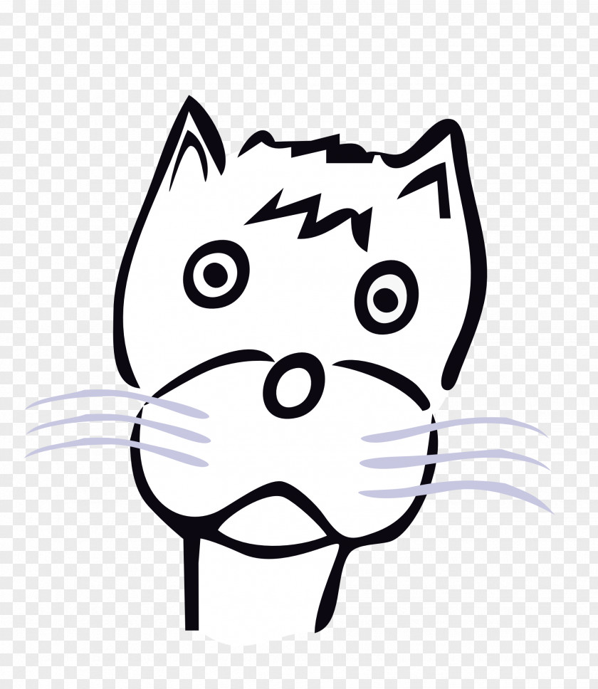 Line Art Cat Kitten Dog Clip PNG