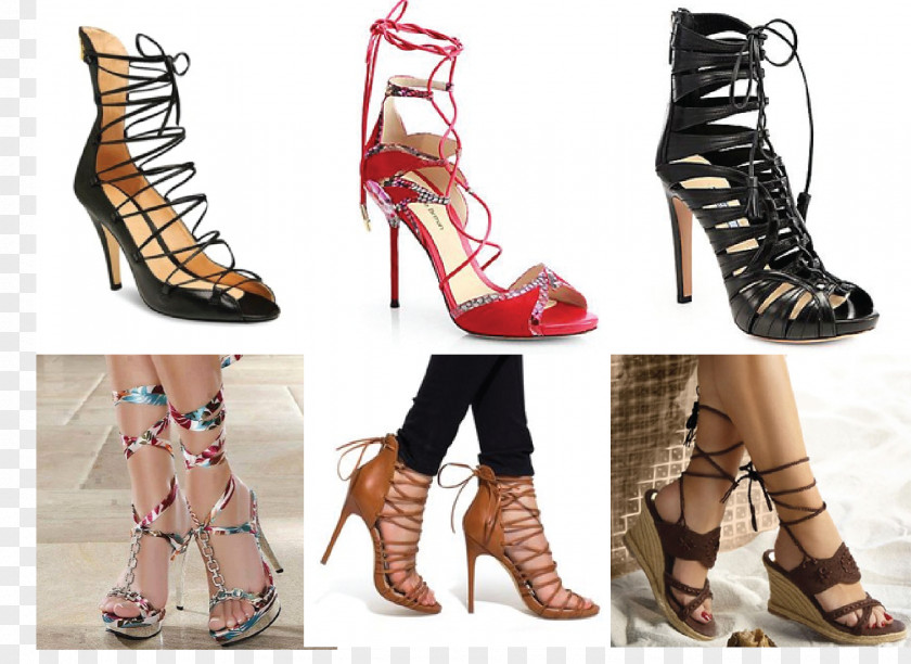 Sandal High-heeled Shoe Fashion Footwear PNG