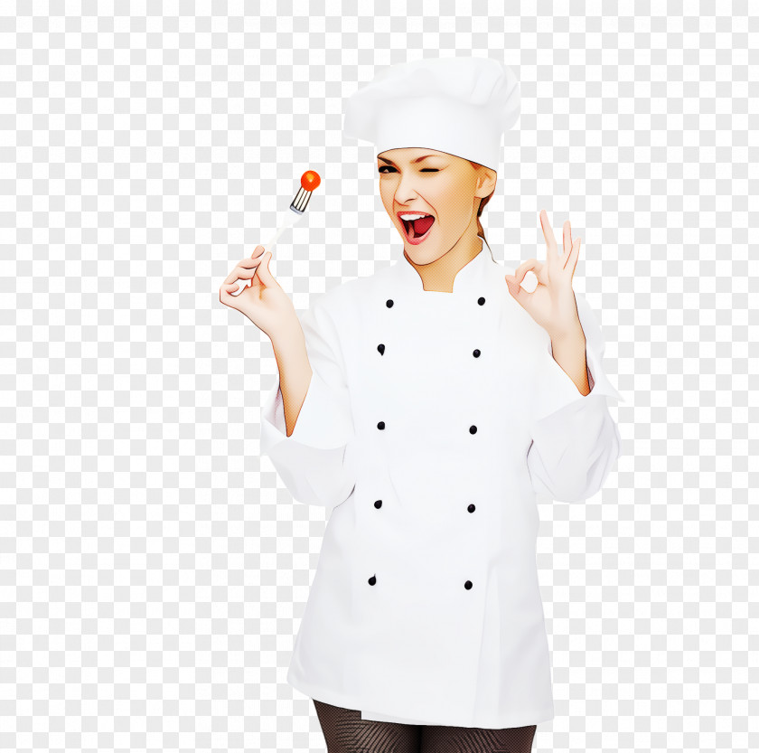 White Coat Sleeve Cook Chef's Uniform Chef Chief PNG