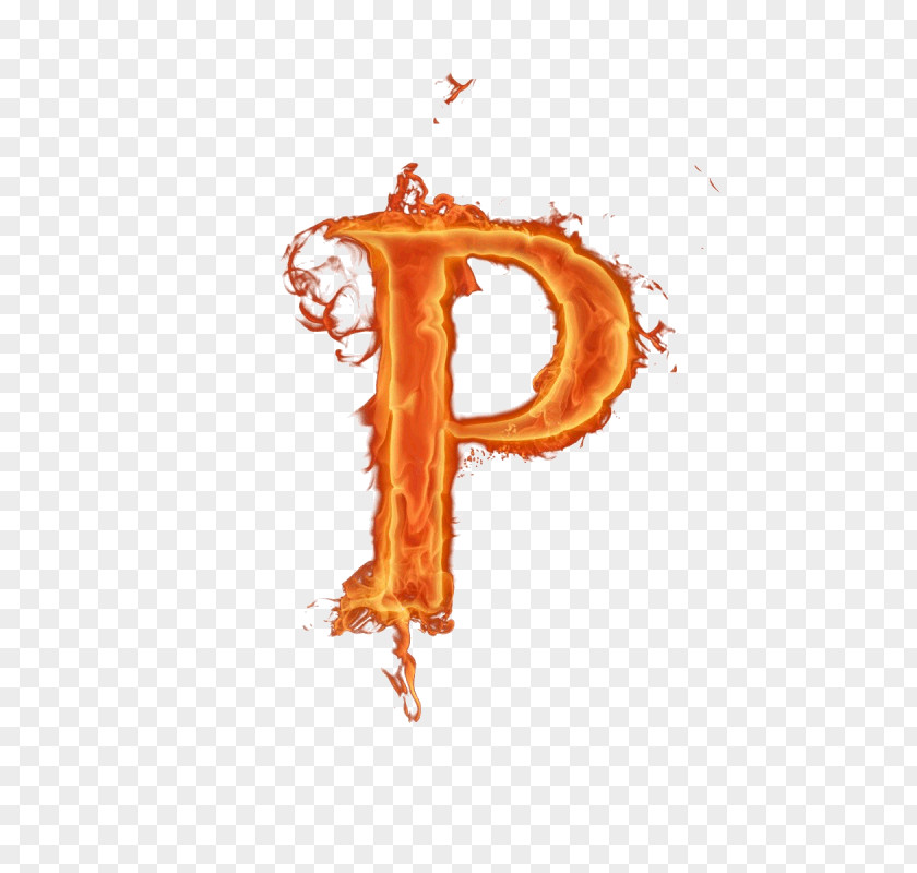 Fire Letter Alphabet Font PNG
