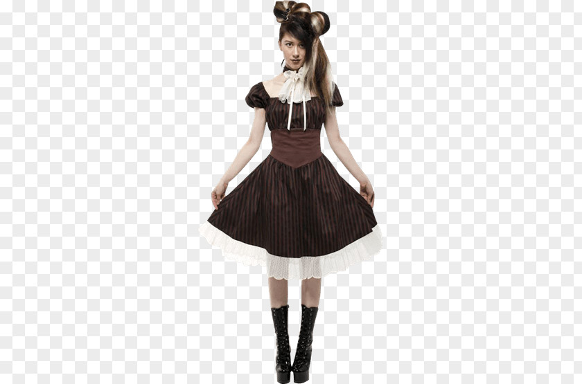 Mary Jane Steampunk Fashion Ruffle Clothing Scrapbooking PNG