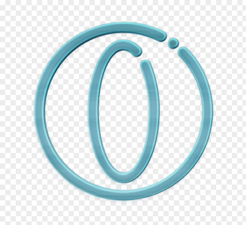 Oval Aqua Social Media Icon PNG