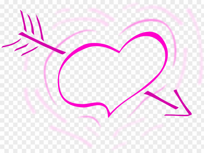 Free Heart Graphics Black And White Valentine's Day Clip Art PNG