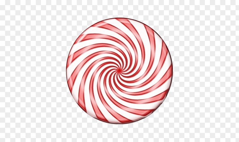 Holiday Plate Candy Cane PNG