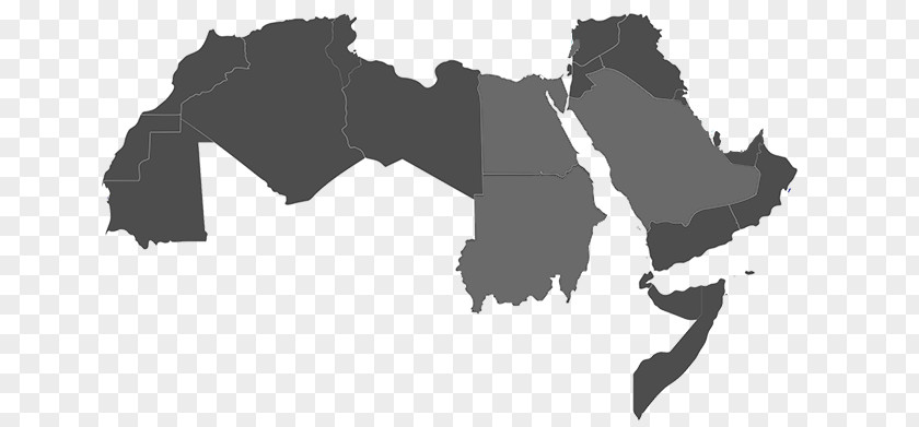 Map Middle East North Africa Arab World Vector PNG
