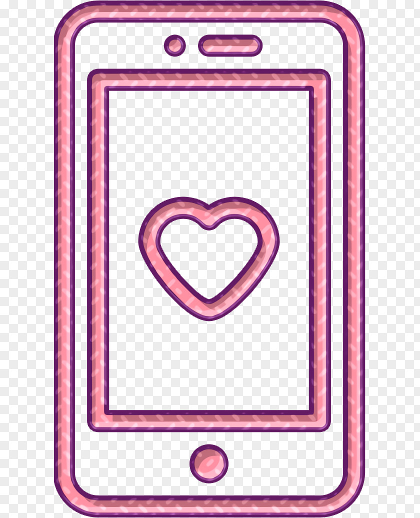 Smartphone Icon App Romance PNG