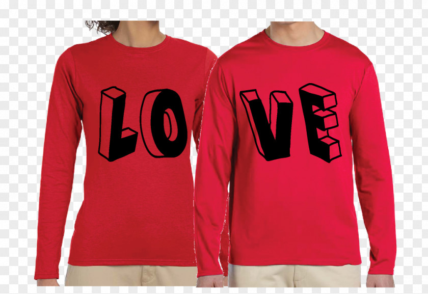 T-shirt Long-sleeved Married With Mickey PNG