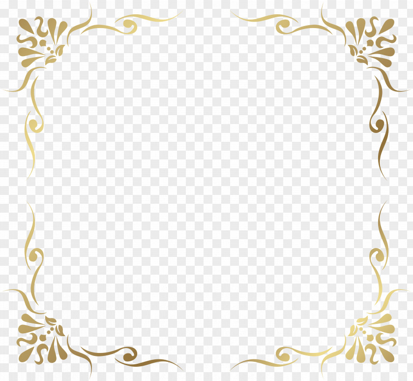 Transparent Decorative Frame Border Picture PNG