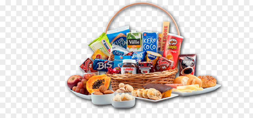 Cesta Food Gift Baskets Breakfast Junk Fast Hamper PNG
