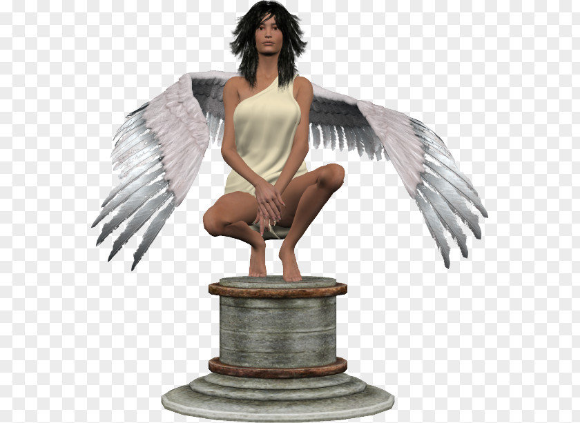 Creative And Sculpture Figurine Angel M PNG