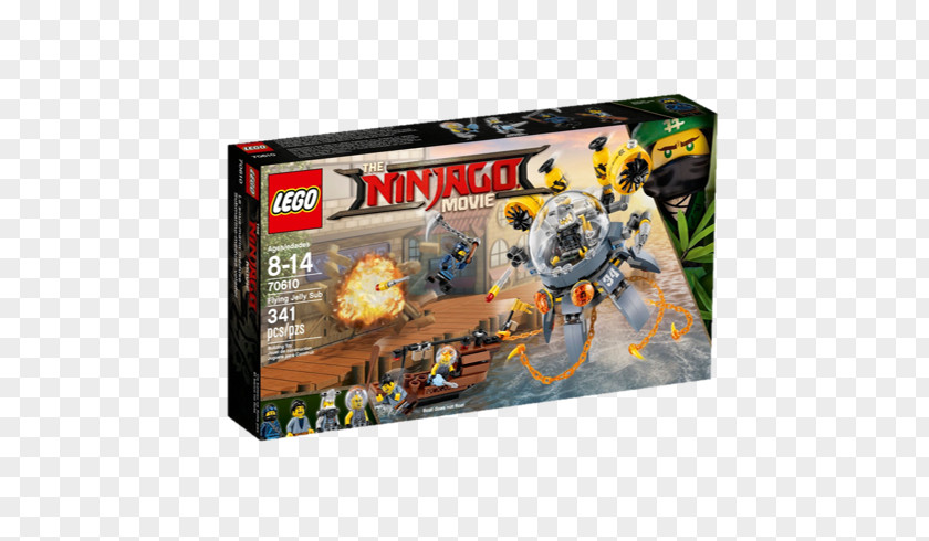 Lego Minifigures Ninjago Lloyd Garmadon LEGO 70610 THE NINJAGO MOVIE Flying Jelly Sub Film PNG
