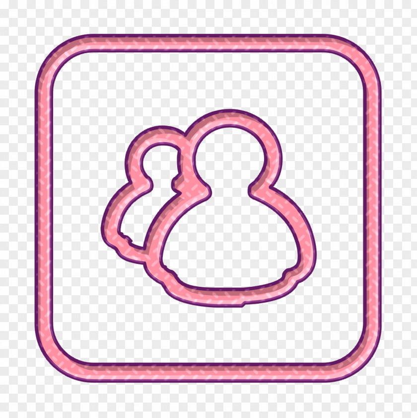 Pink Social Icon Media Msn Network PNG