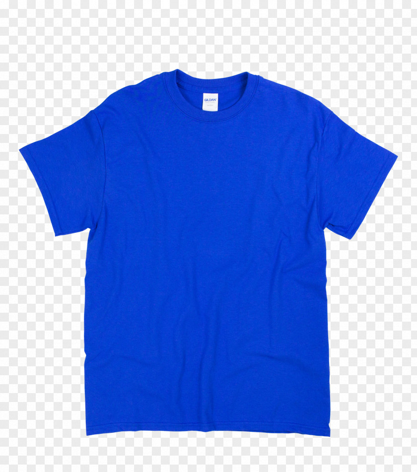 Royal Blue T-shirt Gildan Activewear Sleeve PNG