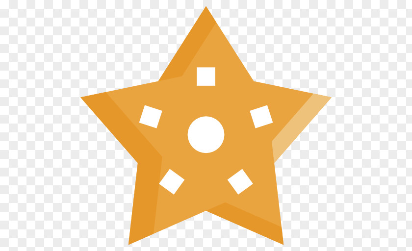 Star Orange Symbol PNG