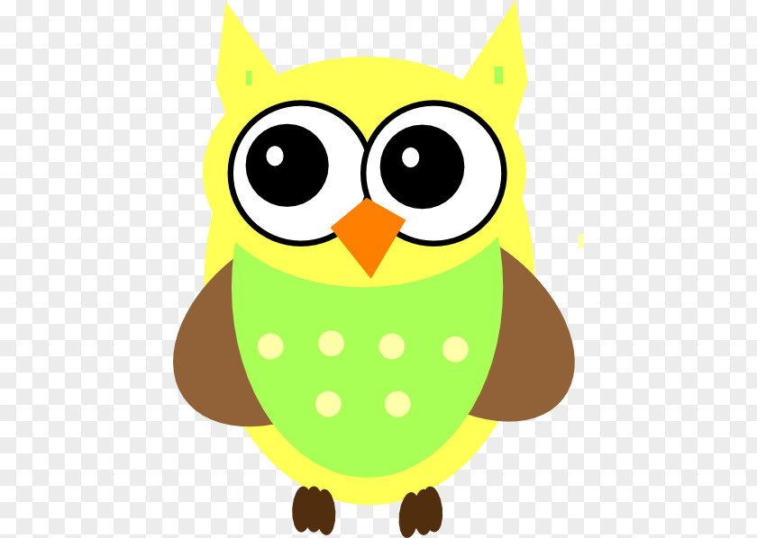 Cartoon Owl Face Owlboy Yellow Clip Art PNG