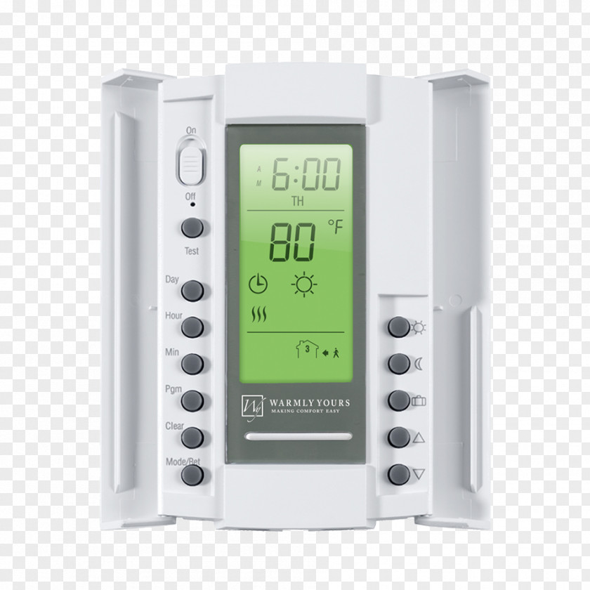 Programmable Thermostat WarmlyYours TH115-AF-GA-08 Residual-current Device PNG