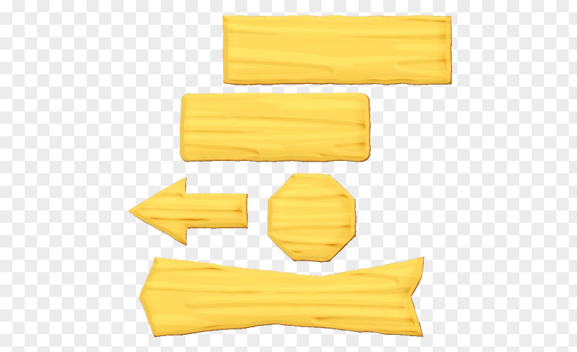 Rigatoni Material Yellow Angle PNG