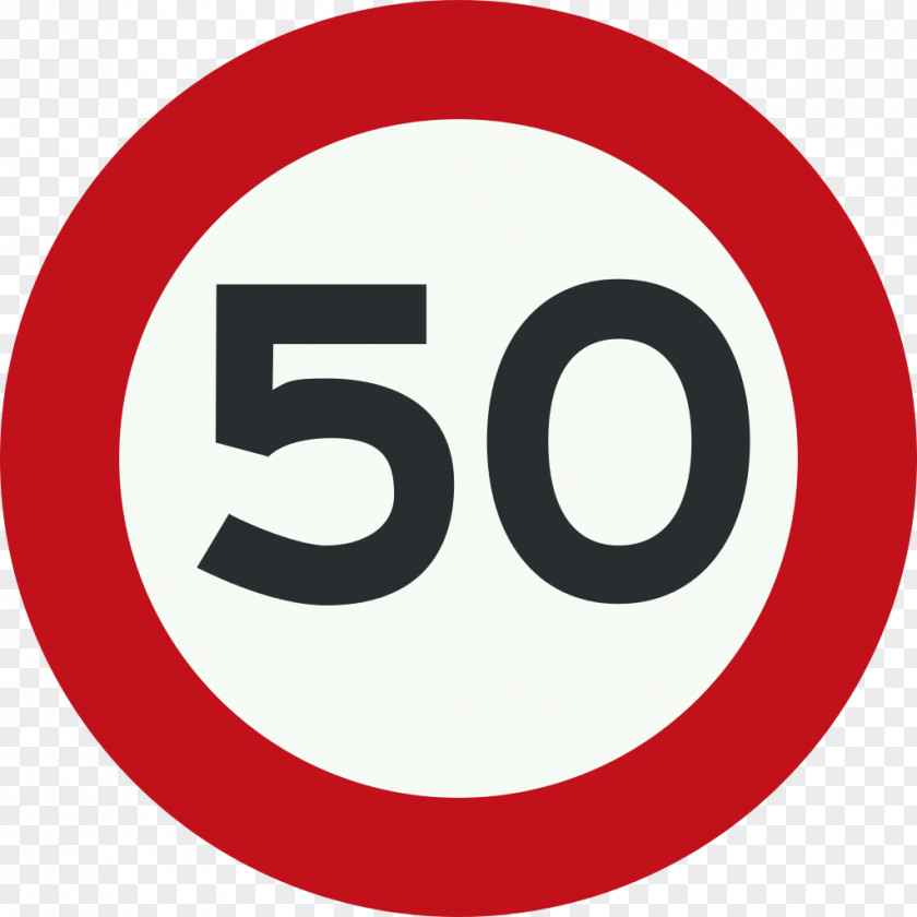 Road Sign Traffic Speed Limit PNG