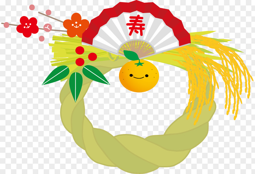 Shimenawa Japanese New Year Christmas And Holiday Season Nanakusa-no-sekku PNG
