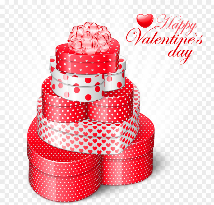Valentines Heart Gift Boxes PNG Clipart Picture Valentine's Day Clip Art PNG