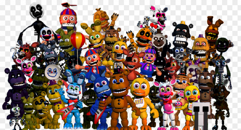 Animatronic Five Nights At Freddy's 4 FNaF World 3 2 Freddy's: The Silver Eyes PNG