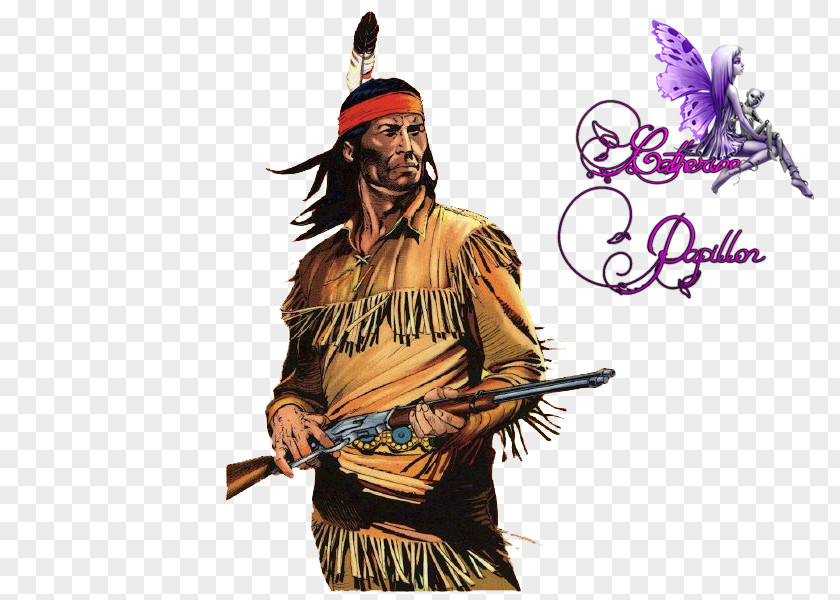 Apache Indian Teks Tiger Jack Costume Design Tex Willer PNG
