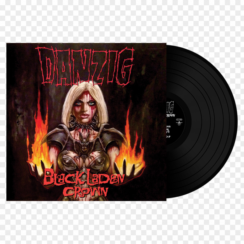 Danzig III: How The Gods Kill Black Laden Crown Heavy Metal Album PNG