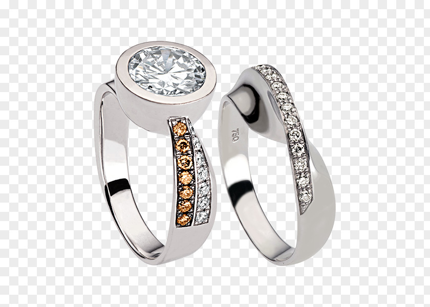 Ring Earring Wedding Silver PNG