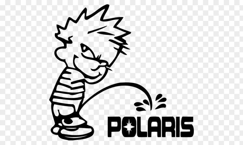 Car Decal Urination Urine Calvin And Hobbes PNG