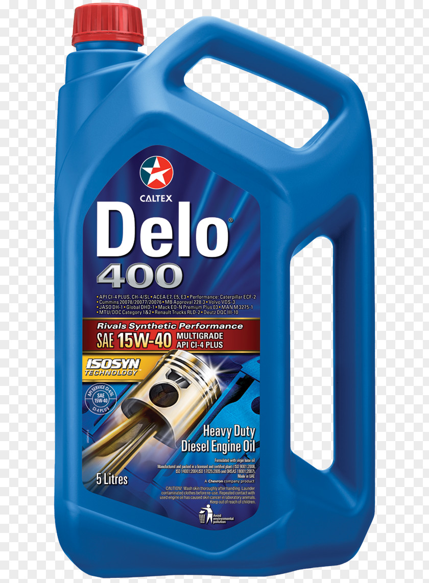 Chevron Oil Drill DELO 400 SD SAE 15W-30 Motor 1 Gallon Car Corporation Synthetic PNG