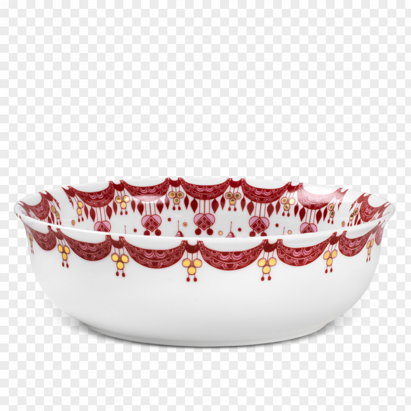 Christmas Bowl Porcelain Pleated Hearts Glass PNG