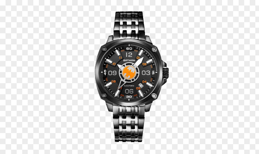 Odm Batman Fully Mechanical Watch Automatic Swatch PNG