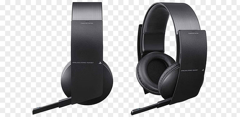 Sony Wireless Headset Xbox 360 PlayStation 3 Black PNG