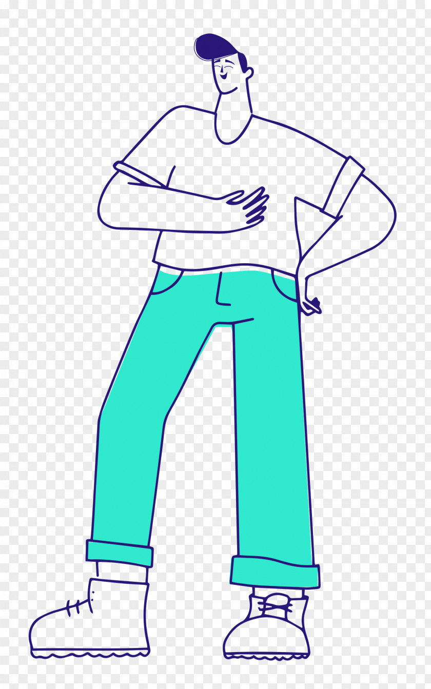 Boy Standing PNG