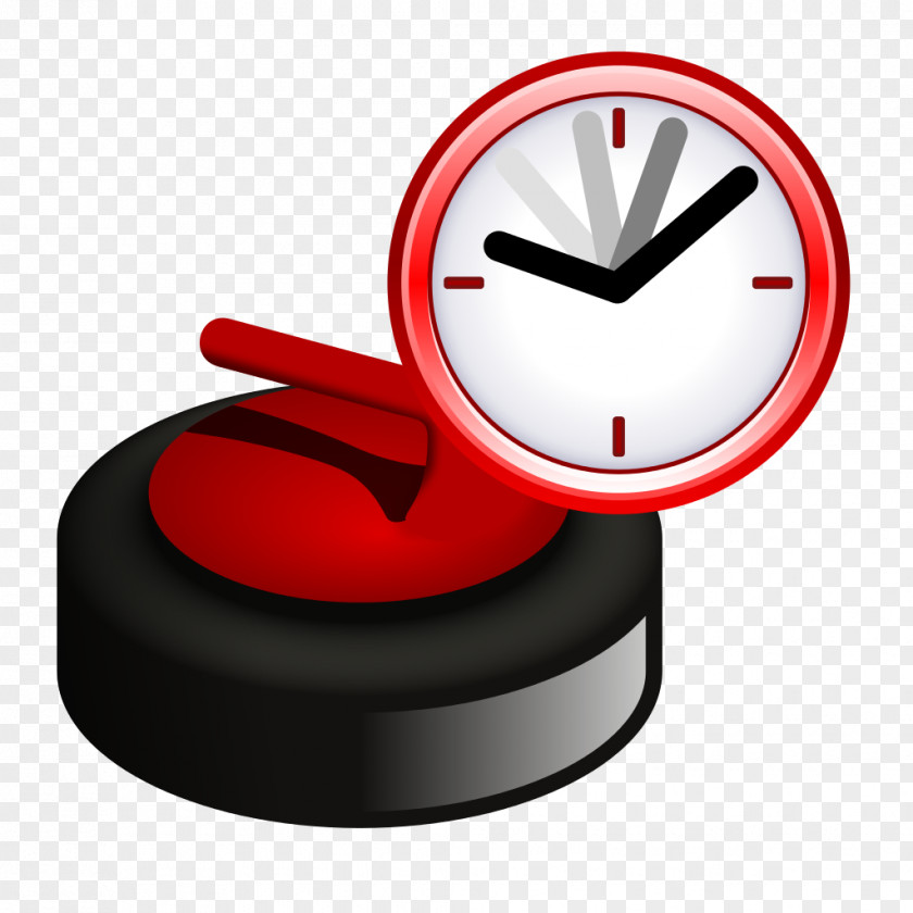 Curling Clock Clip Art PNG