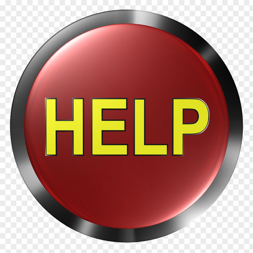 I Button Red Technical Support PNG
