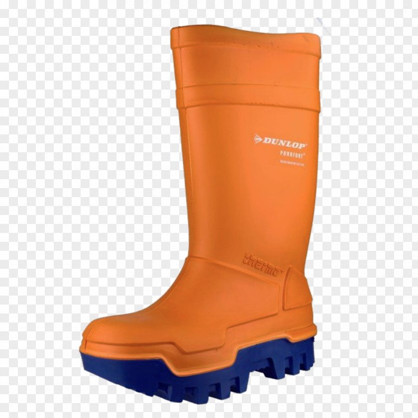 Orange Shoe Wellington Boot Steel-toe PNG
