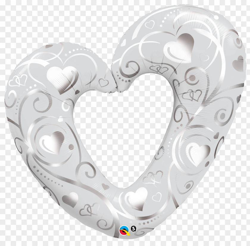 Prata Balloon Valentine's Day Wedding Anniversary Heart Party PNG