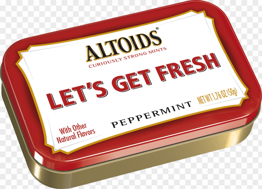 Valentine Dinner Altoids Peppermint Brand Tin PNG